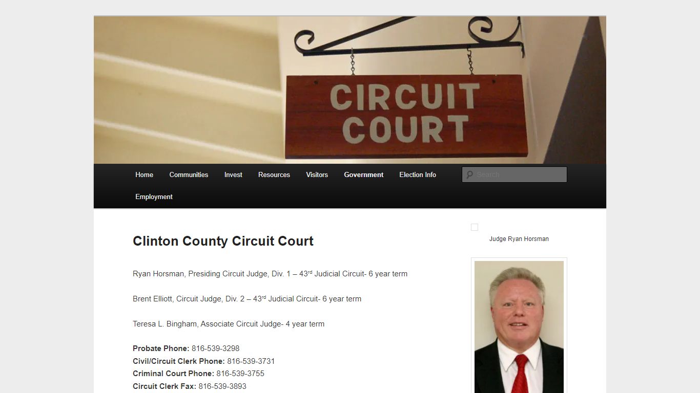 Clinton County Circuit Court | Clinton County Missouri